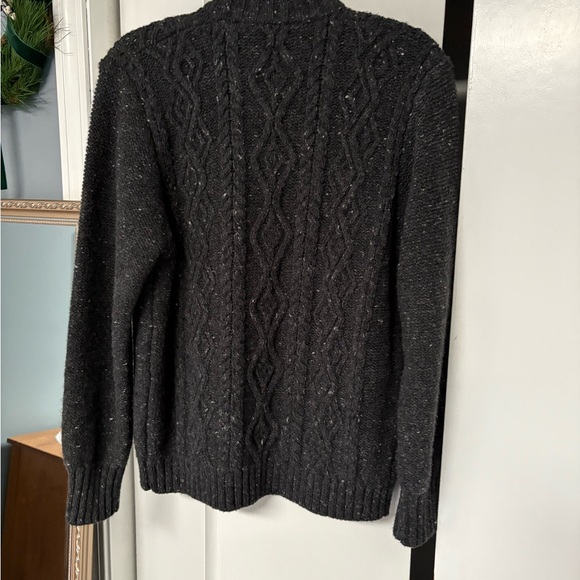 Todd Snyder Wool Cashmere Blend Cable Knit Cardigan - Picture 5 of 5